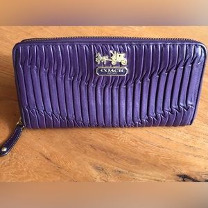 Coach Zip Around Wallet